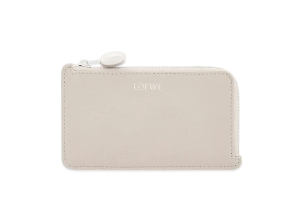 LOEWE Pebble Coin Card Holder "Light Ghost"