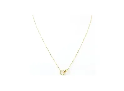 Cartier Baby Love Necklace Diamond "Yellow Gold"