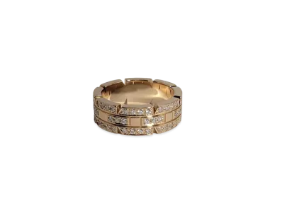 Cartier Tank Francaise Diamond Ring "Pink Gold"