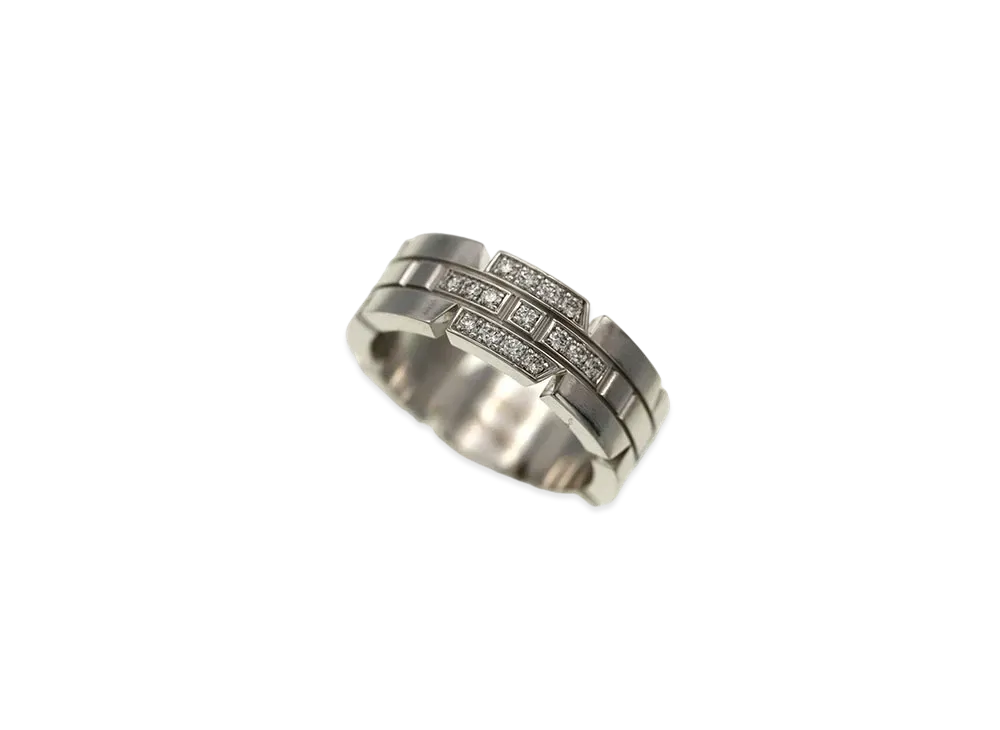 Cartier Tank Francaise Diamond Ring "White Gold"