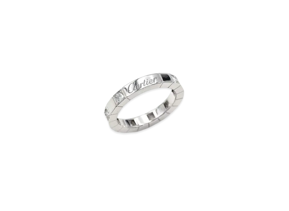 Cartier Raniere Ring Half Diamond "White Gold"