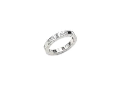 Cartier Raniere Ring Half Diamond "White Gold"