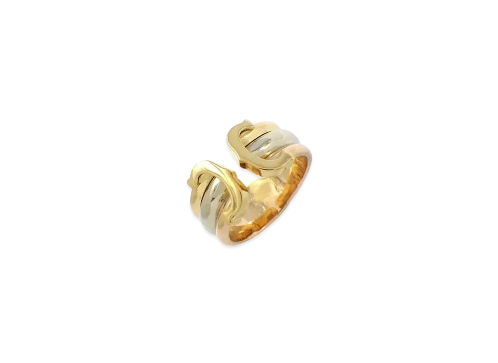 Cartier C2 Trinity Ring 18K "Yellow Gold/Pink Gold/White Gold"