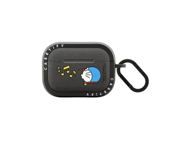 CASETiFY x Doraemon Whistling Doraemon Earbuds Case "Matte Charcoal"