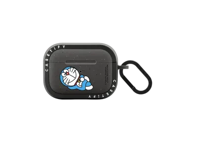 CASETiFY x Doraemon Sleeping Doraemon Earbuds Case "Matte Charcoal"