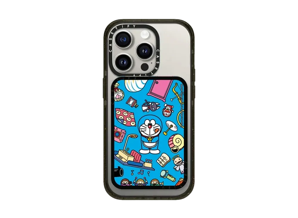 CASETiFY x Doraemon Secret Gadgets Snappy Cardholder Stand "Black"
