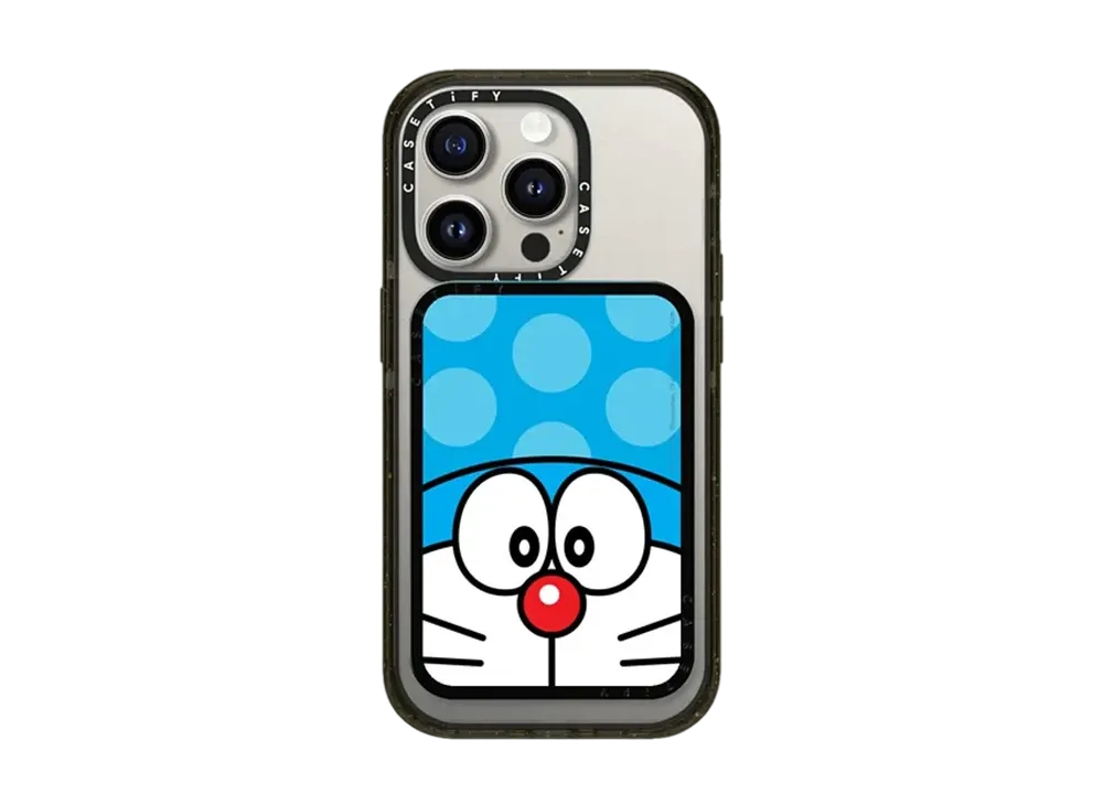CASETiFY x Doraemon Snappy Cardholder Stand "Black" - ¥