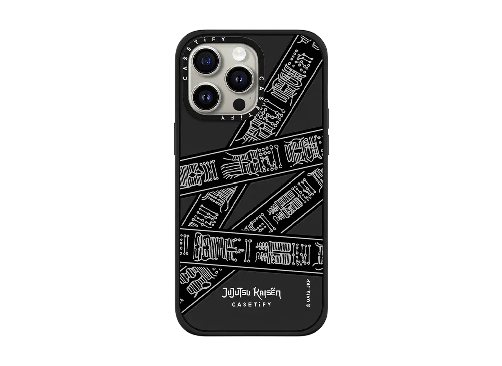 CASETiFY x Jujutsu Kaisen Cursed Seal Case "Black"