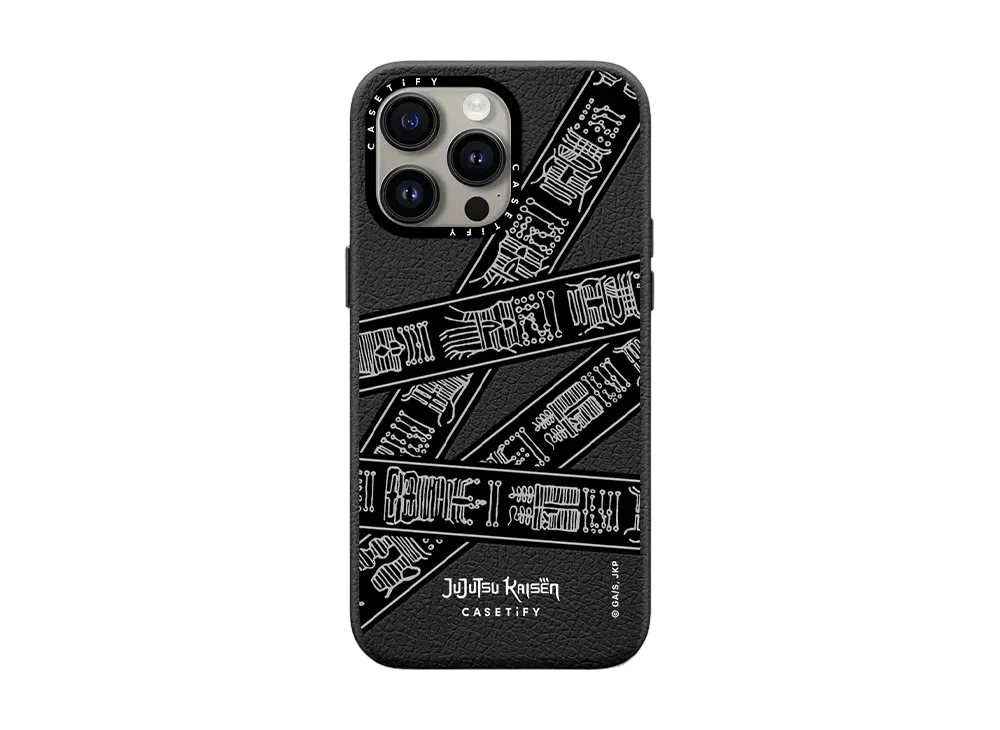 CASETiFY x Jujutsu Kaisen Cursed Seal Case "Black"