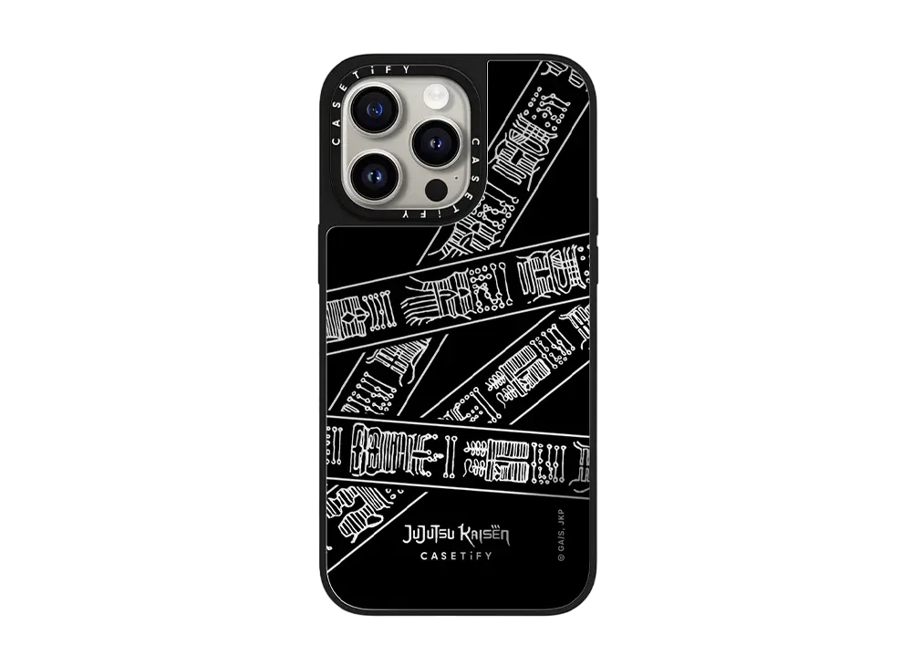 CASETiFY x Jujutsu Kaisen Cursed Seal Case "Black"