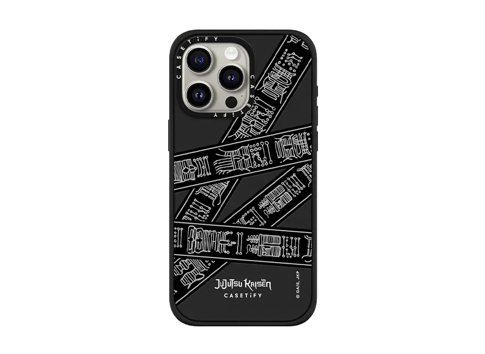 CASETiFY x Jujutsu Kaisen Cursed Seal Case "Black"