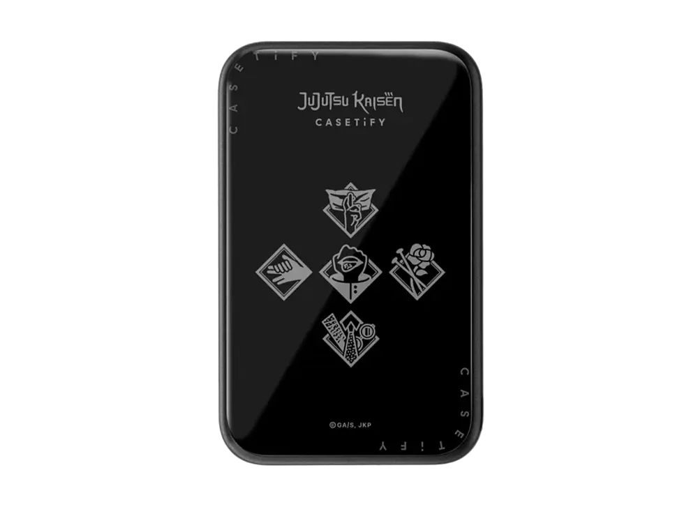 CASETiFY x Jujutsu Kaisen Sorcerer PowerThru Power Bank "Black"