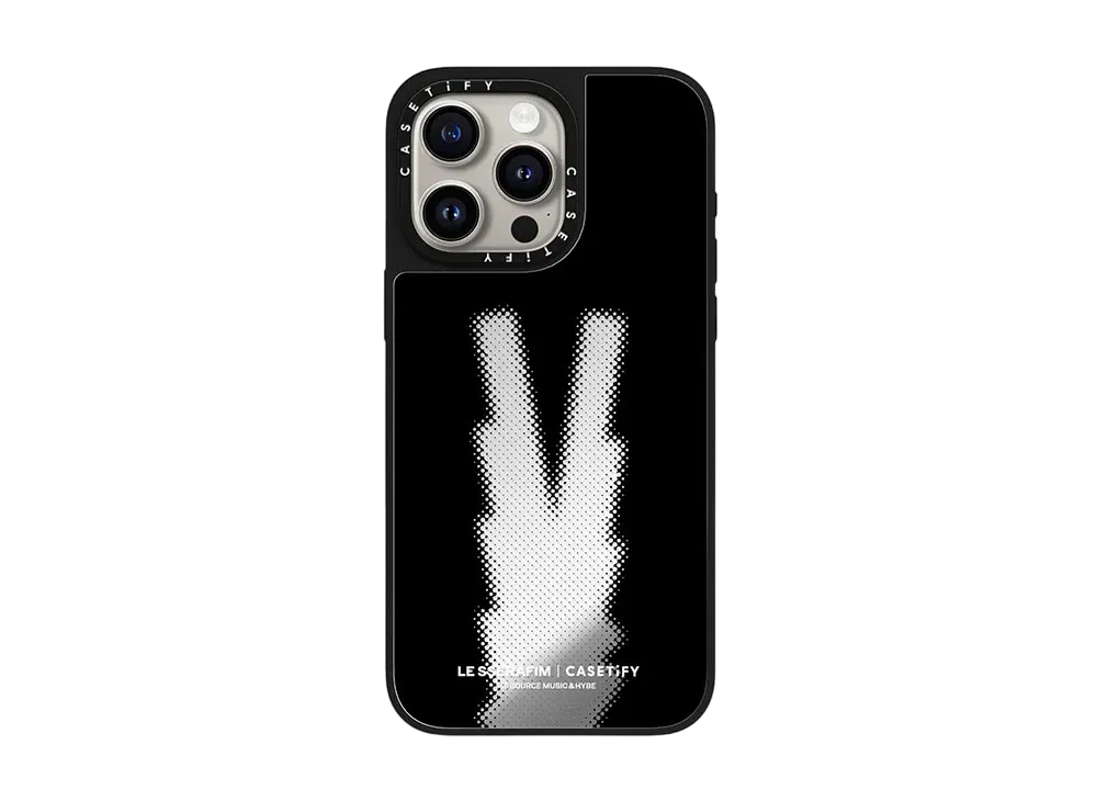 CASETiFY x LE SSERAFIM EASY Logo Case "Black"