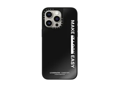 CASETiFY x LE SSERAFIM EASY Message Case "Matte Black"