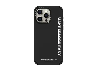 CASETiFY x LE SSERAFIM EASY Message Case "Matte Black"
