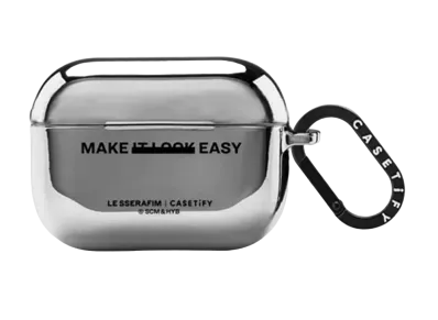 CASETiFY x LE SSERAFIM EASY Message Earbuds Case "Silver"