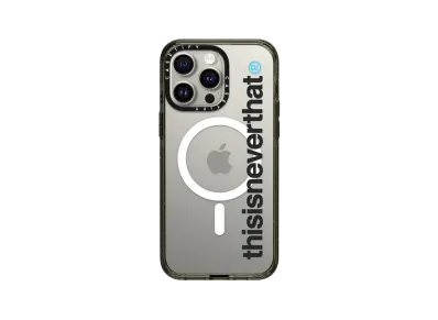CASETiFY x thisisneverthat Black T-Logo Case "Clear"