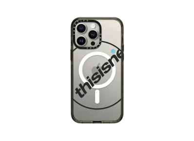 CASETiFY x thisisneverthat Black C-Logo Case "Clear"