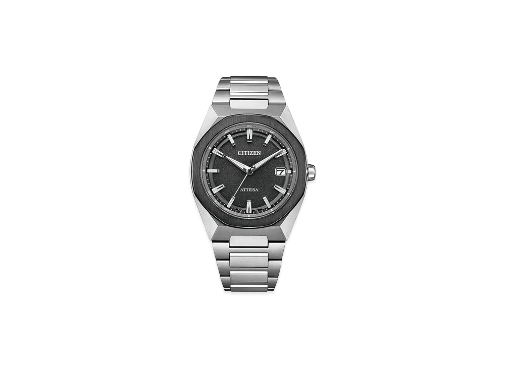 CITIZEN Eco-Drive Attesa Act Line 39mm "Silver/Black"