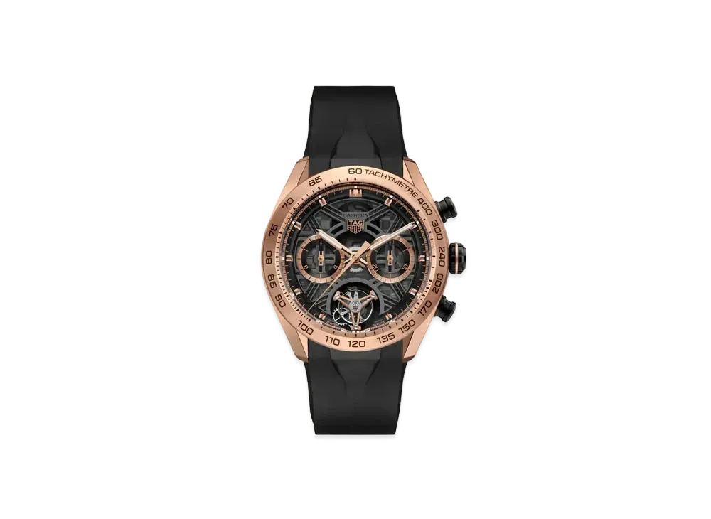 TAG Heuer Carrera Tourbillon Chronograph Extreme Sports "Rose Gold" CBU5050.FT6273