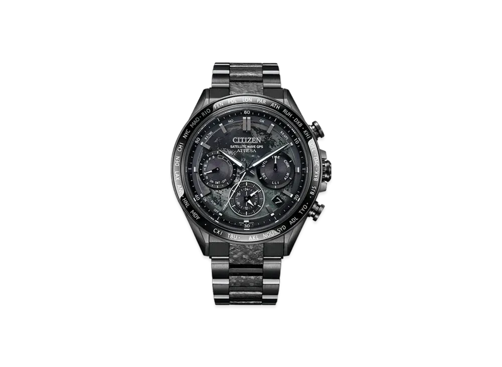 CITIZEN ATTESA ACT Line Eco-Drive GPS Double Direct Flight HAKUTO-R Collaboration Model World Exclusive 1900 CC4065-61Y