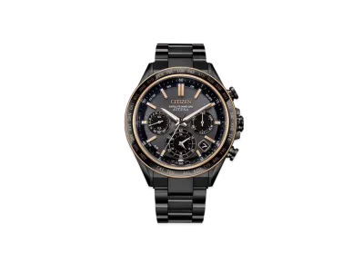 CITIZEN Attesa ACT Line Black TitanTM Series "Black/Pink Gold" CC4074-61W