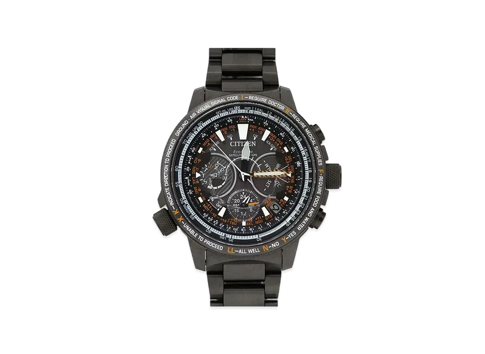 CITIZEN Promaster Eco-Drive GPS Satellite Radio Watch SKY Series 30th Anniversary Model CC7015-55E