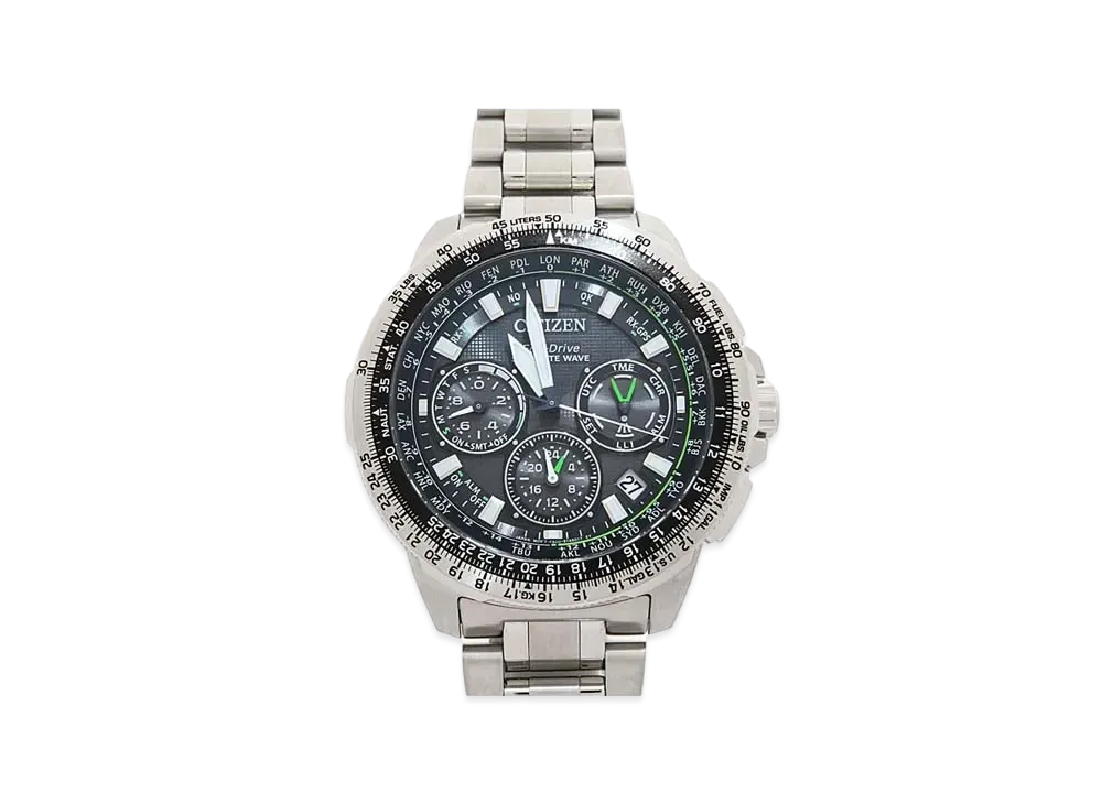 CITIZEN Promaster Eco Drive Navi Hawk GPS "Gray" CC9030-51E