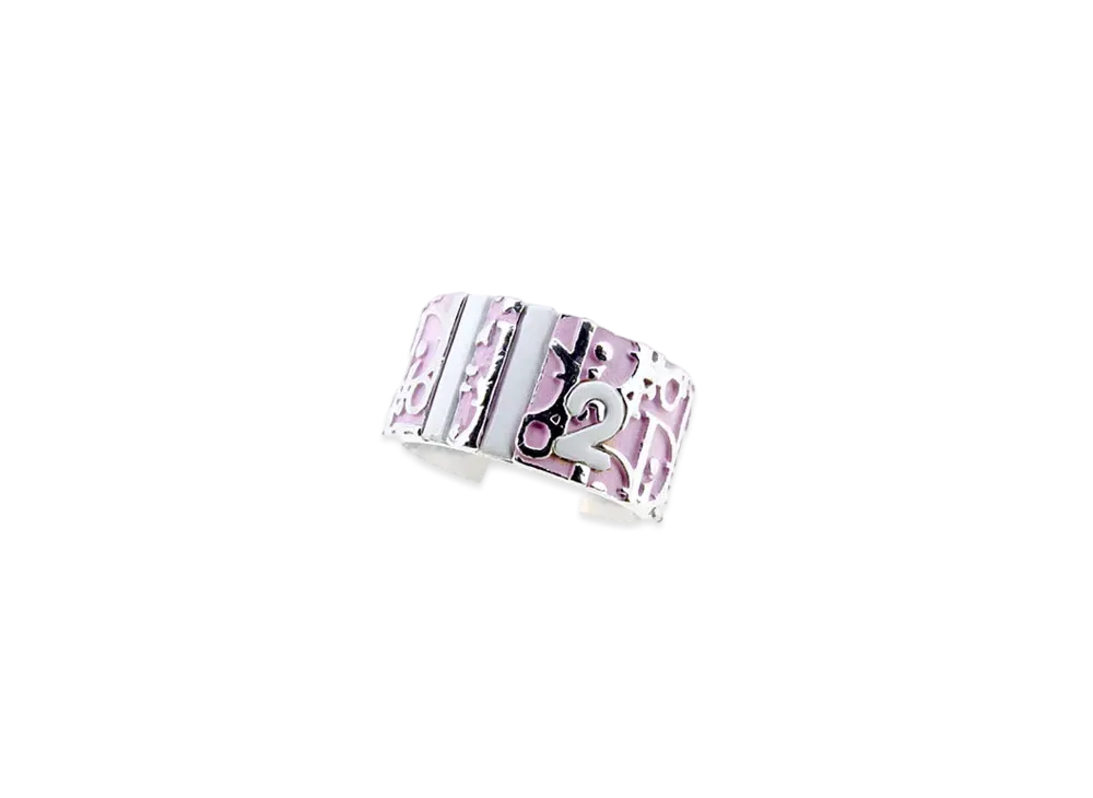 Dior Trotter Ring "Silver/Pink"