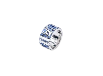 Dior Trotter Ring "Blue/Silver"