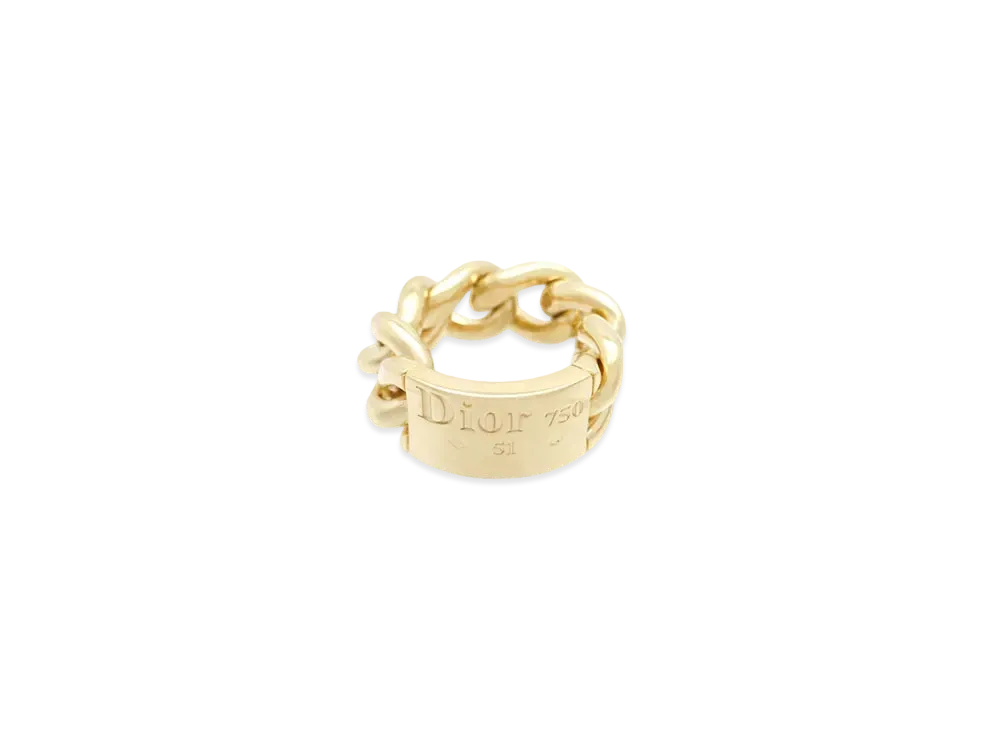 Dior Gourmette Ring 18K "Yellow Gold"