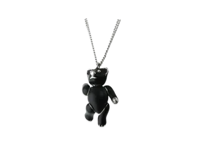 Dior DiorHomme Bear Necklace "Black/Silver"