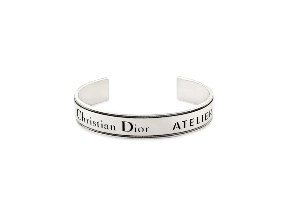 Dior DiorHomme Dior Atelier Bangle Bracelet "Silver"