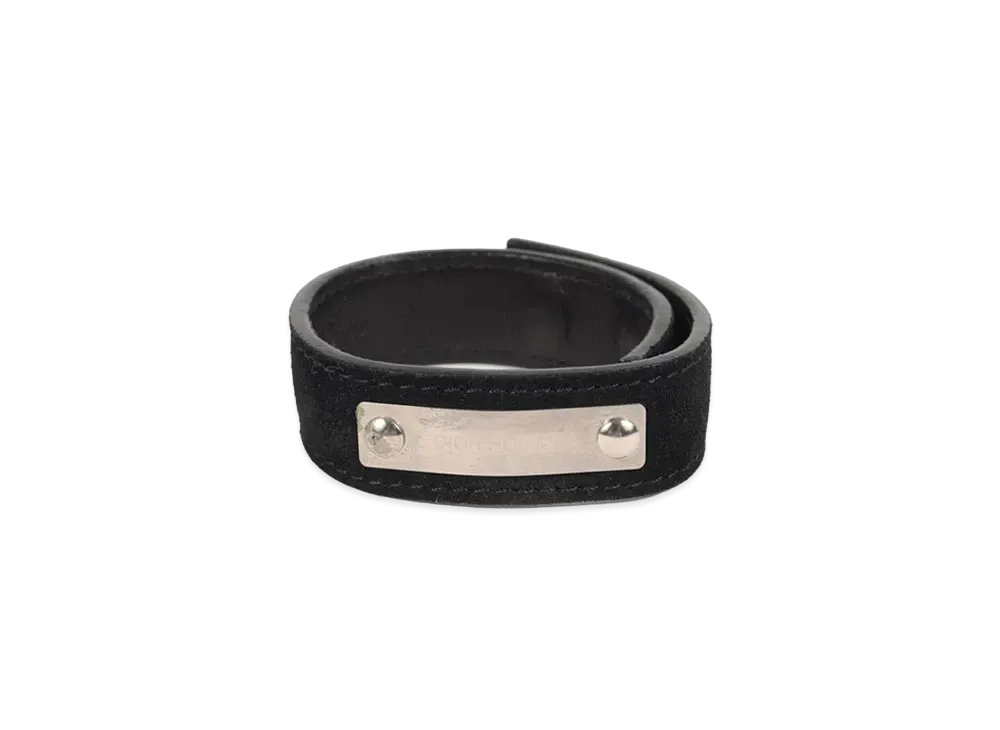 Dior DiorHomme Logo Plate Bracelet "Silver"