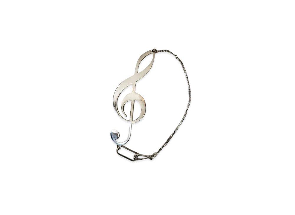 Dior DiorHomme Music Note Bracelet "Silver"