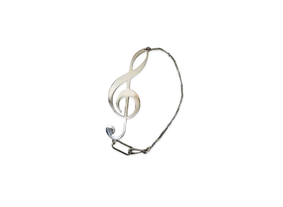 Dior DiorHomme Music Note Bracelet "Silver"
