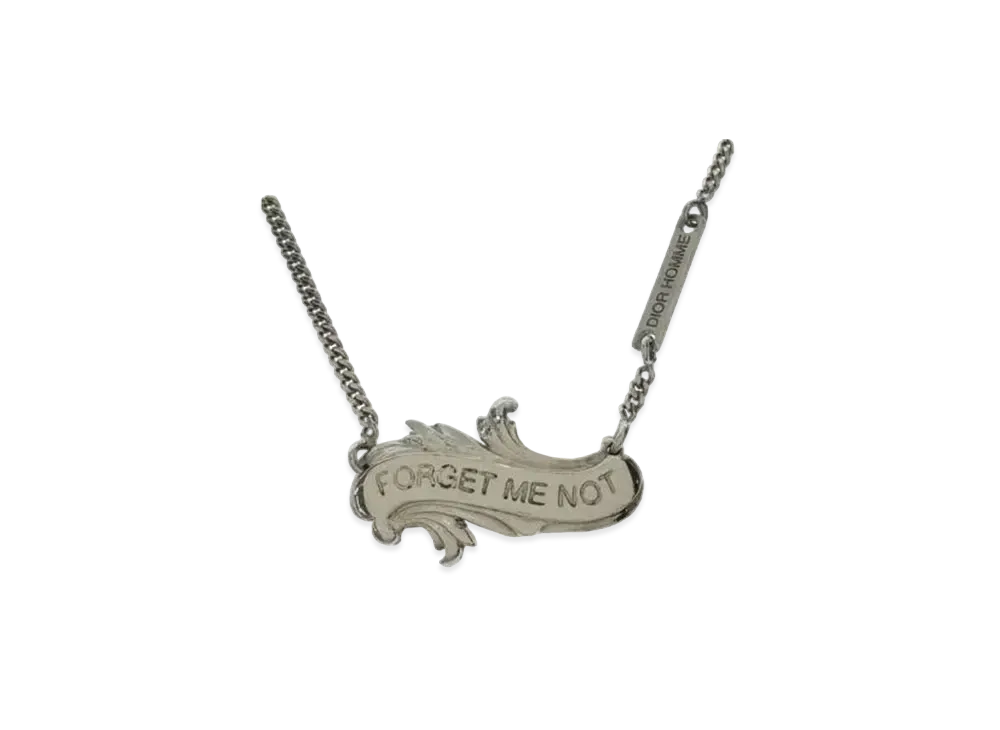 Dior DiorHomme FORGET ME NOT Necklace "Silver"