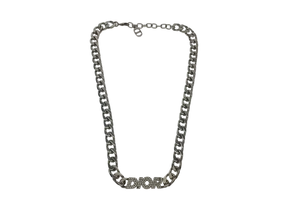 Dior Chain Link Necklace "Silver"