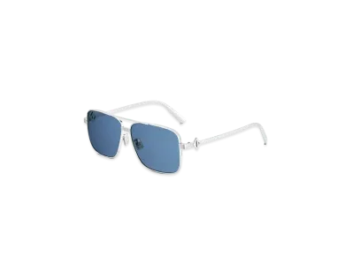 Dior CD Diamond Sunglasses Navigator "Silver/Blue"