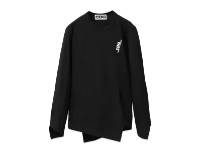 CDG Bias Long Sleeve T-Shirt "Black"