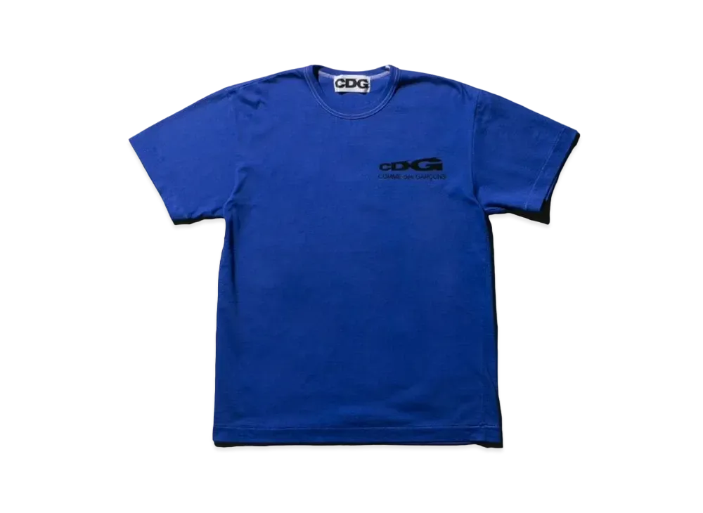 CDG Overdyed Logo T-Shirt "Blue"