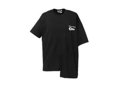 CDG Asymmetric Split T-Shirt "Black"