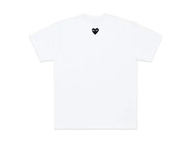 COMME des GARCONS PLAY CDG AX-T341-051 "White"