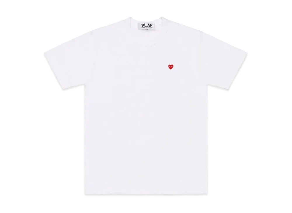 COMME des GARCONS PLAY CDG AX-T304-051 "White"