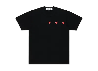 COMME des GARCONS PLAY CDG AX-T337-051 "Black"