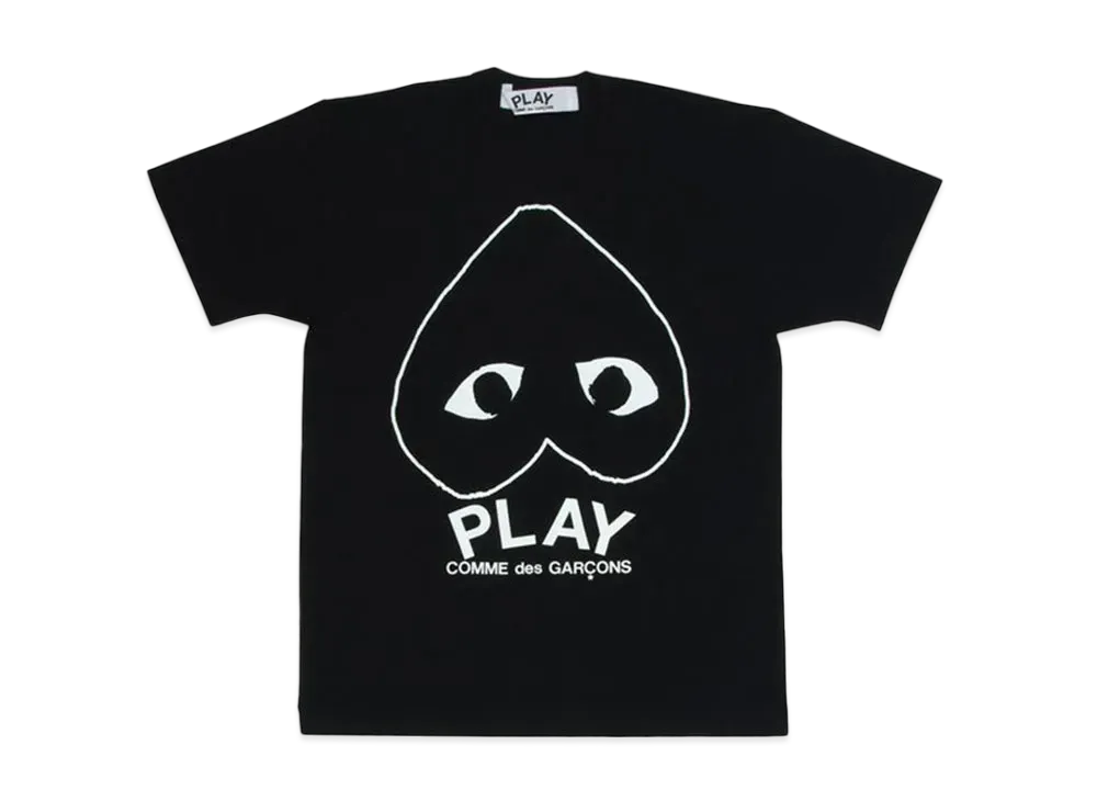 COMME des GARCONS PLAY CDG AX-T114-051 "Black"