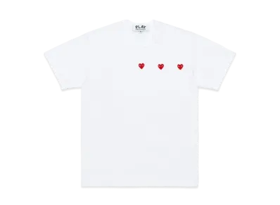 COMME des GARCONS PLAY CDG AX-T337-051 "White"