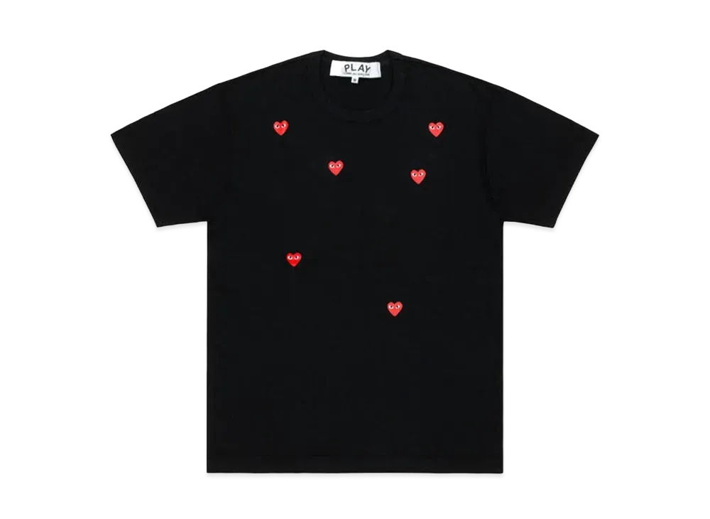 COMME des GARCONS PLAY CDG AX-T338-051 "Black"