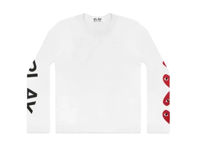 COMME des GARCONS PLAY CDG AX-T262-051 "White"