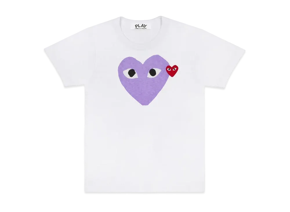 COMME des GARCONS PLAY CDG AX-T106-051 "Purple"